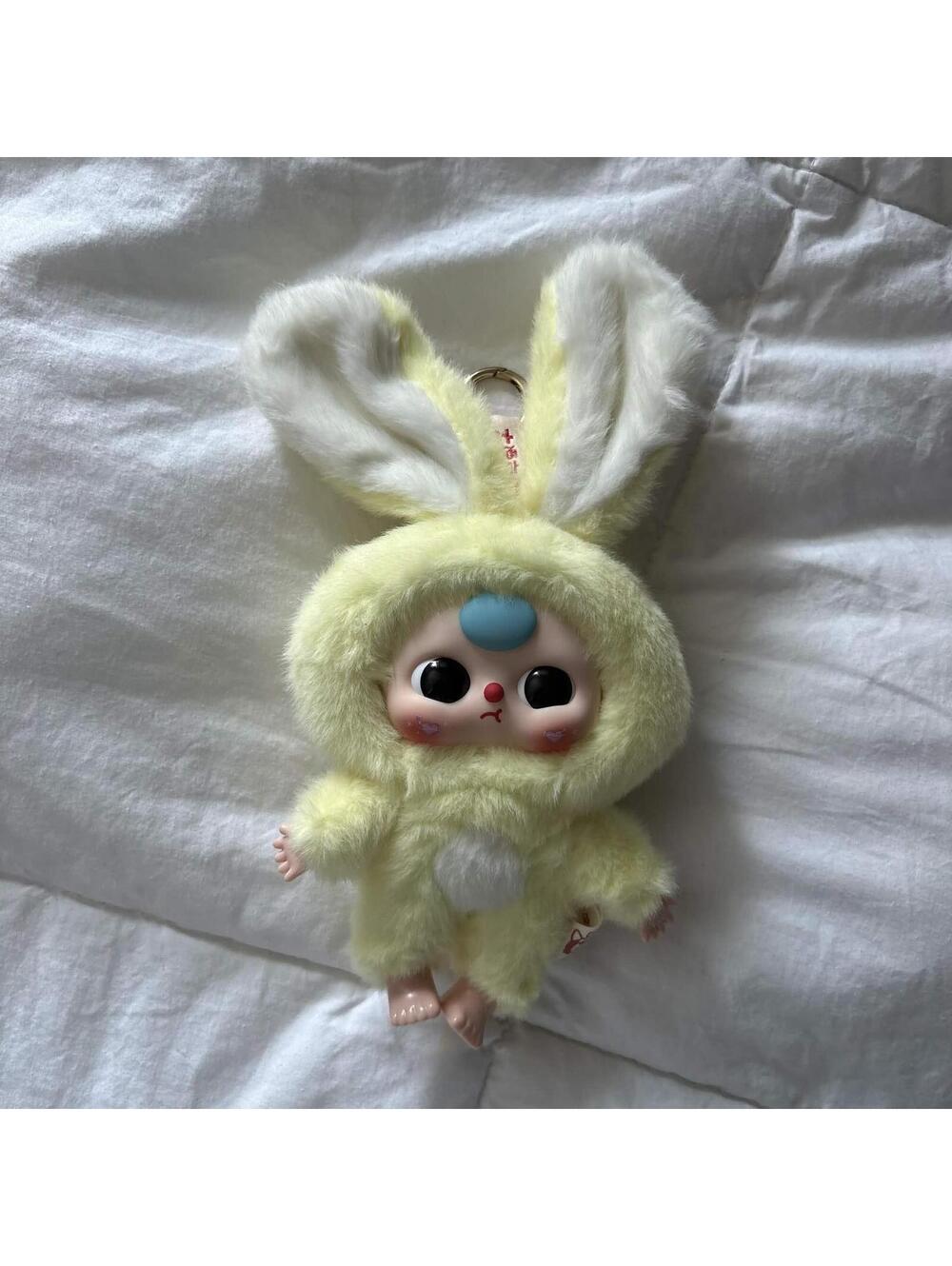 yellow bunny bb3 keychain